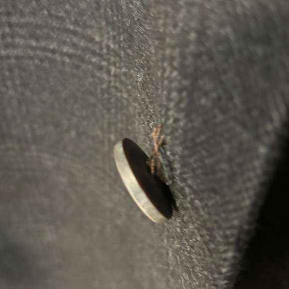 Brooks Brothers Grey Plaid Chesterfield Overcoat Topcoat, Wool, Velvet; M-L - Picture 6 of 16